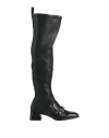 Jeannot Woman Boot Black Size 8 Calfskin In Black
