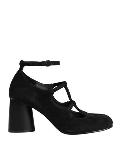 Jeannot Woman Pumps Black Size 7 Leather