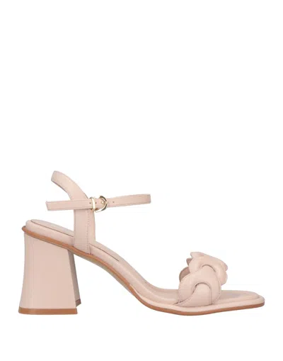 Jeannot Sandals In Blush
