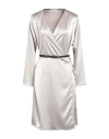Jeanpaul Knott Woman Midi Dress Beige Size 2 Polyester In Beige