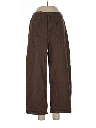 Pre-owned Jeans In Brown