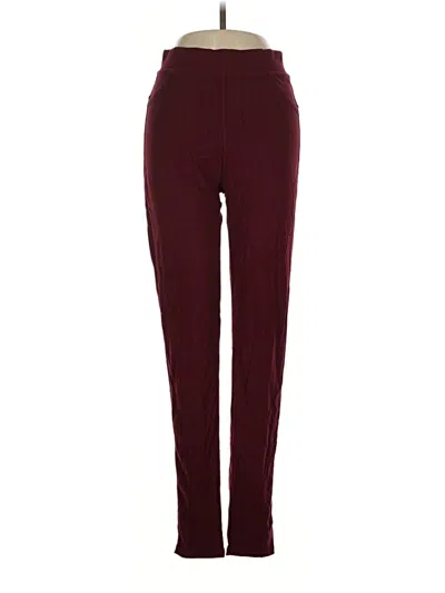 Pre-owned Jeans Casual Pants In Burgundy