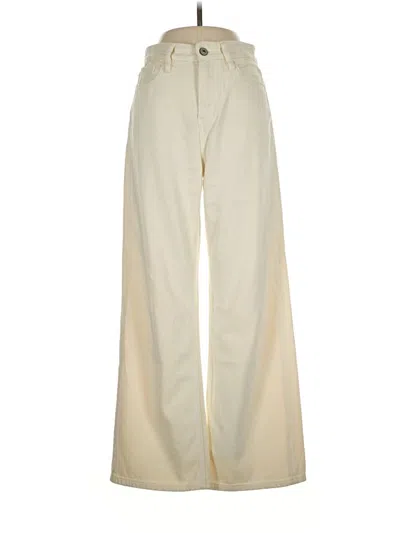 Pre-owned Jeans Casual Pants In Ivory