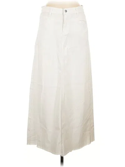 Pre-owned Jeans Casual Skirt In Ivory
