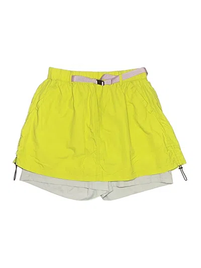 Pre-owned Jeans Casual Skirt In Yellow