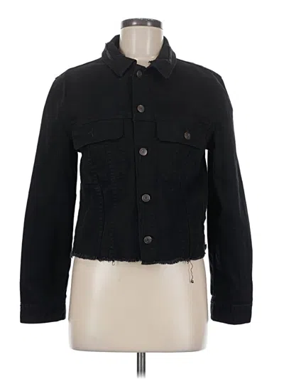 Pre-owned Jeans Denim Jacket In Black