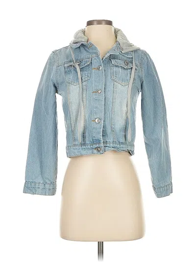 Pre-owned Jeans Denim Jacket In Blue