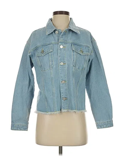 Pre-owned Jeans Denim Jacket In Blue