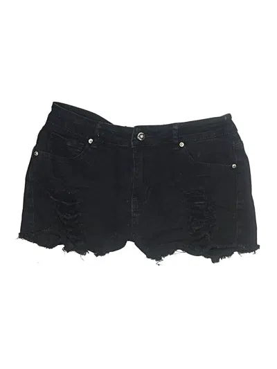 Pre-owned Jeans Denim Shorts In Black