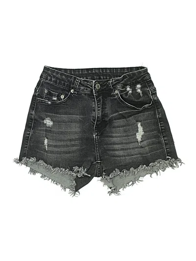 Pre-owned Jeans Denim Shorts In Black