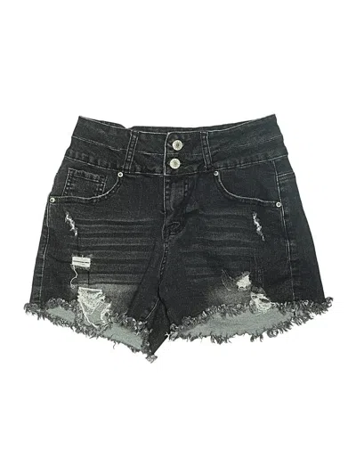 Pre-owned Jeans Denim Shorts In Black