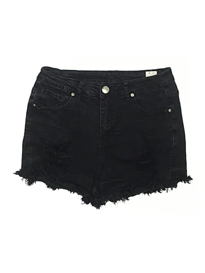Pre-owned Jeans Denim Shorts In Black