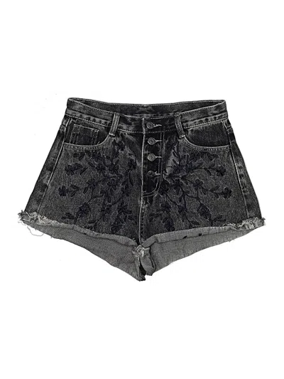 Pre-owned Jeans Denim Shorts In Black