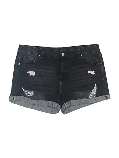 Pre-owned Jeans Denim Shorts In Black