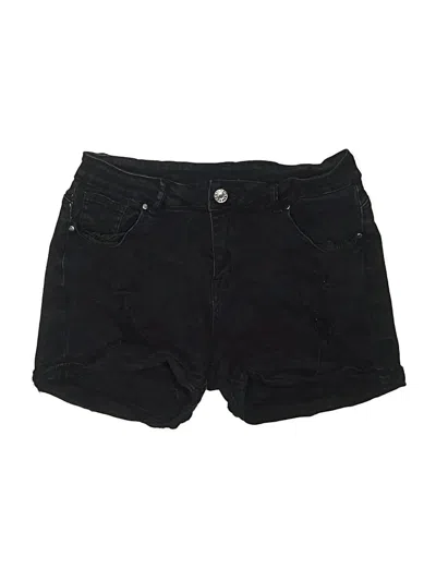 Pre-owned Jeans Denim Shorts In Black