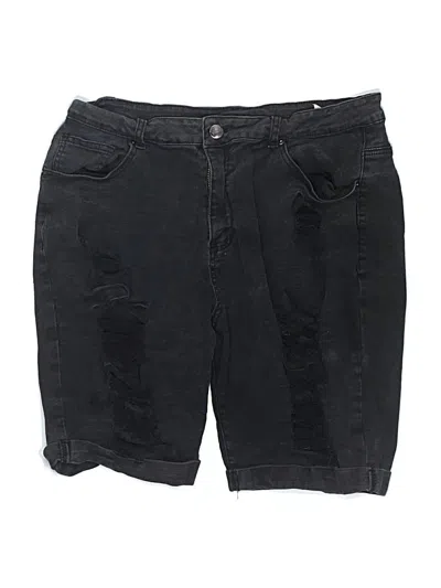 Pre-owned Jeans Denim Shorts In Black