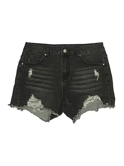Pre-owned Jeans Denim Shorts In Black