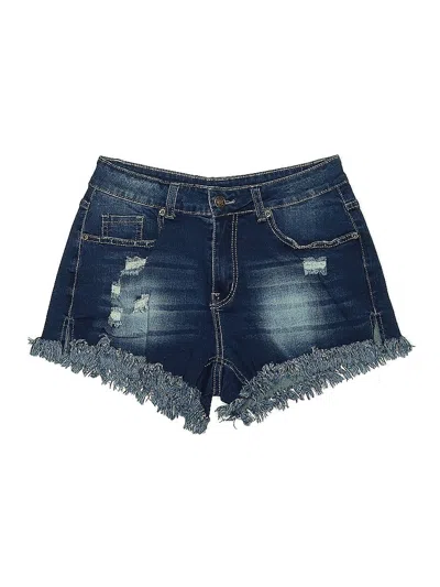 Pre-owned Jeans Denim Shorts In Blue