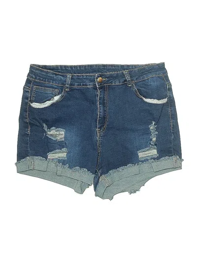 Pre-owned Jeans Denim Shorts In Blue