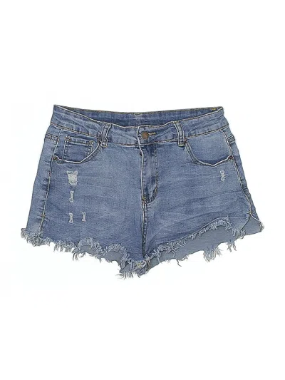 Pre-owned Jeans Denim Shorts In Blue