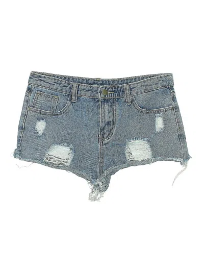 Pre-owned Jeans Denim Shorts In Blue