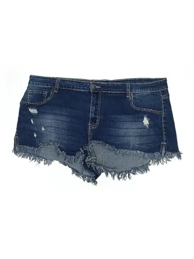 Pre-owned Jeans Denim Shorts In Blue
