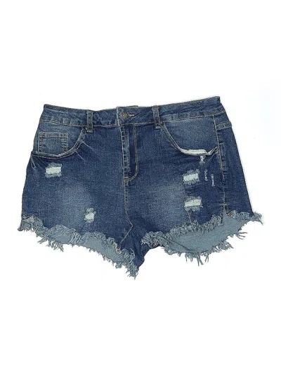 Pre-owned Jeans Denim Shorts In Blue