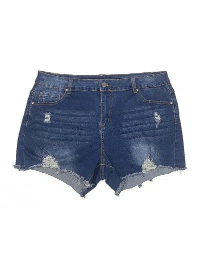 Pre-owned Jeans Denim Shorts In Blue