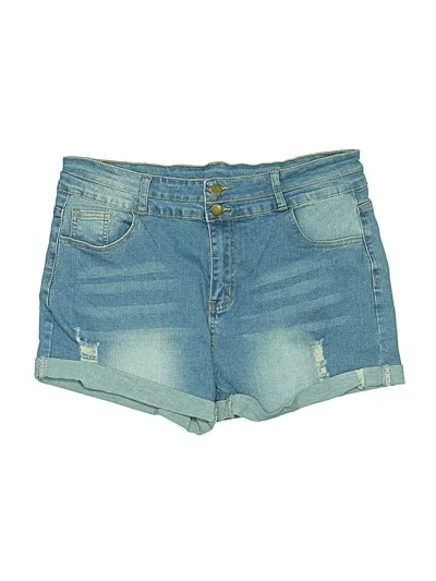 Pre-owned Jeans Denim Shorts In Blue