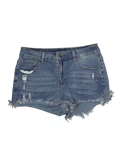 Pre-owned Jeans Denim Shorts In Blue