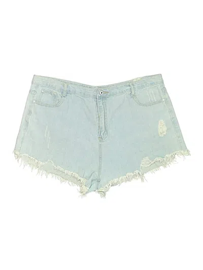 Pre-owned Jeans Denim Shorts In Blue