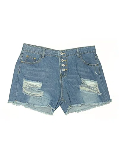 Pre-owned Jeans Denim Shorts In Blue