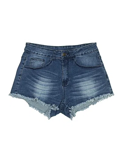 Pre-owned Jeans Denim Shorts In Blue