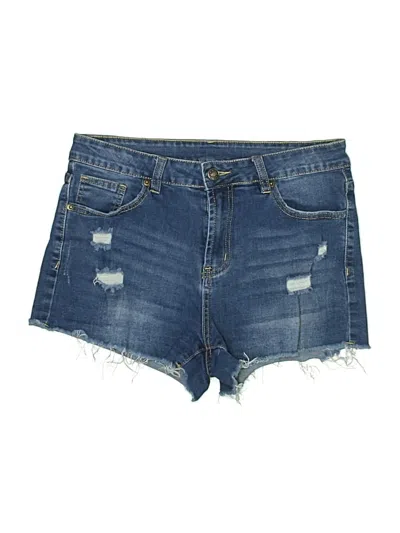 Pre-owned Jeans Denim Shorts In Blue
