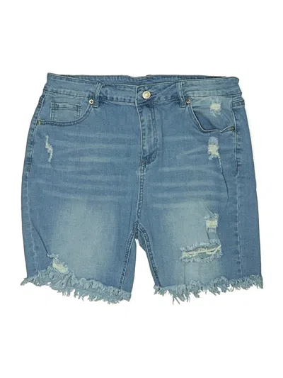 Pre-owned Jeans Denim Shorts In Blue