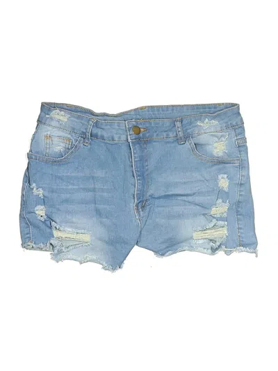 Pre-owned Jeans Denim Shorts In Blue