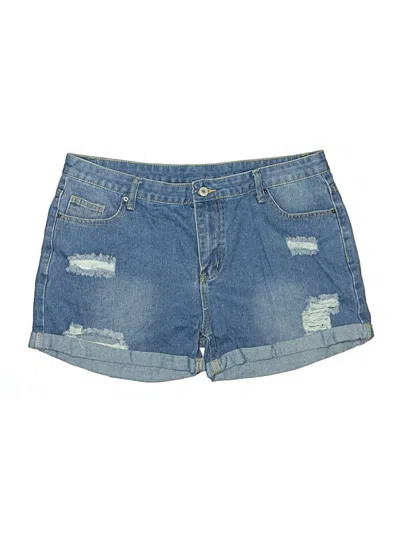 Pre-owned Jeans Denim Shorts In Blue