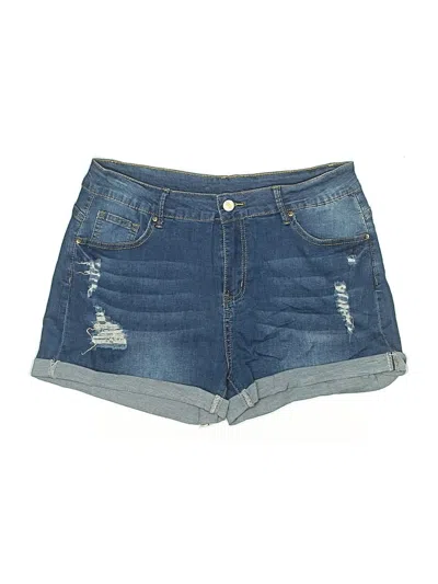 Pre-owned Jeans Denim Shorts In Blue