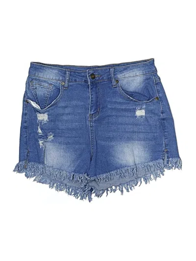Pre-owned Jeans Denim Shorts In Blue