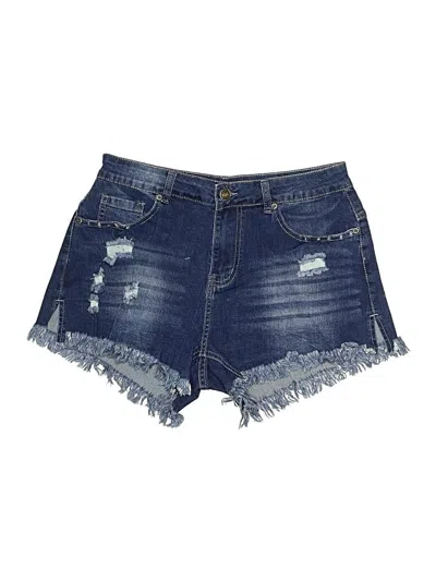 Pre-owned Jeans Denim Shorts In Blue