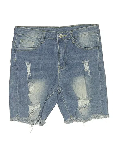 Pre-owned Jeans Denim Shorts In Blue