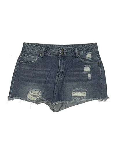 Pre-owned Jeans Denim Shorts In Blue