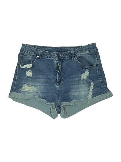 Pre-owned Jeans Denim Shorts In Blue