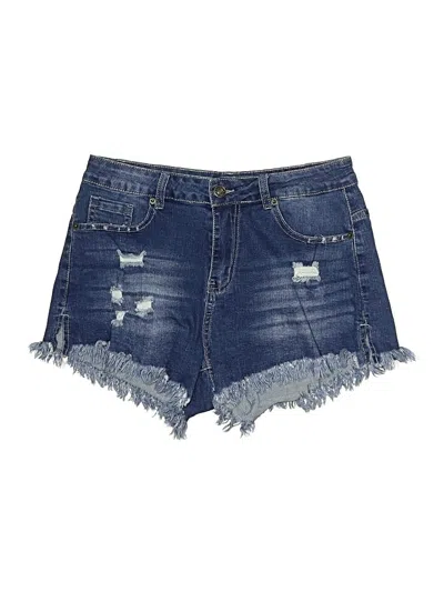 Pre-owned Jeans Denim Shorts In Blue