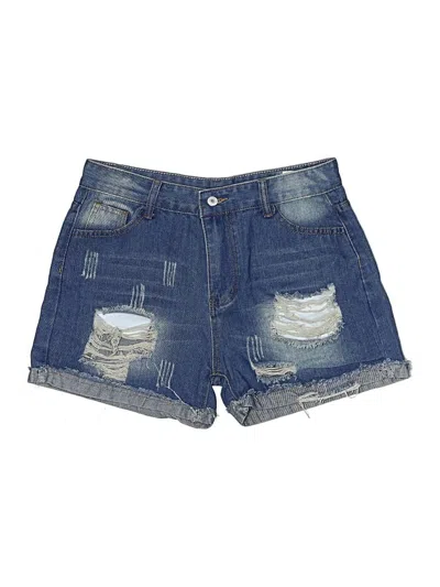 Pre-owned Jeans Denim Shorts In Blue