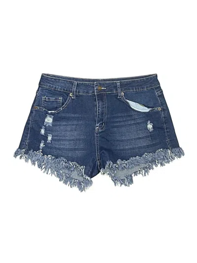 Pre-owned Jeans Denim Shorts In Blue