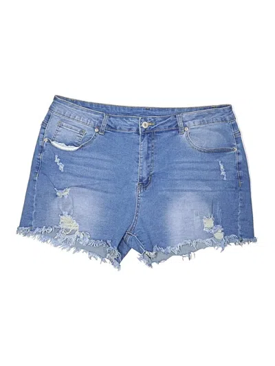 Pre-owned Jeans Denim Shorts In Blue