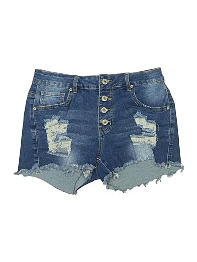 Pre-owned Jeans Denim Shorts In Blue