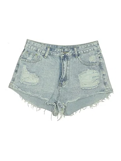 Pre-owned Jeans Denim Shorts In Blue