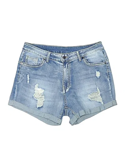 Pre-owned Jeans Denim Shorts In Blue